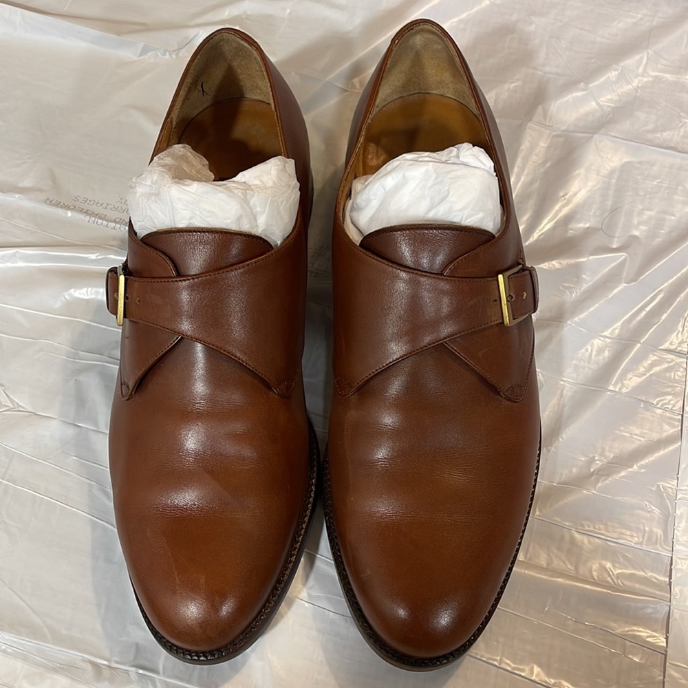 Original Salvatore Ferragamo Brown Single Buck Men’s Shoes